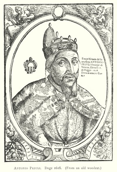 Antonio Priuli, Doge 1618 (gravyr) av European School