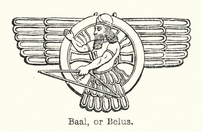 Baal eller Belus (gravyr) av European School