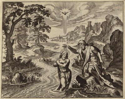 Jesu Kristi dop (gravyr) av European School