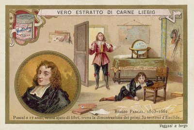 Blaise Pascal, fransk matematiker och fysiker av European School