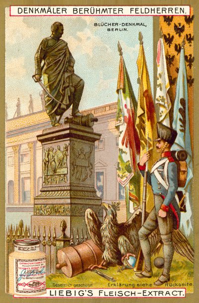 Blucher Memorial, Berlin (chromolitho) av European School