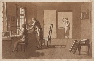 Bokbindare (litografi) av European School