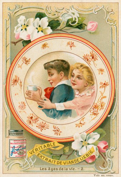 Barndom (chromolitho) av European School