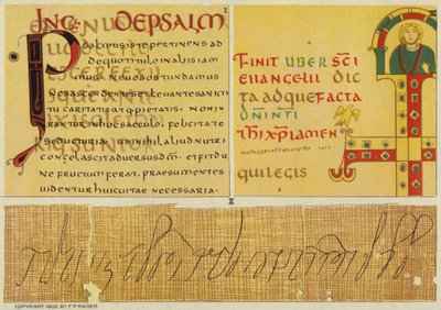 Cicero i palimpsest (färglitografi) av European School