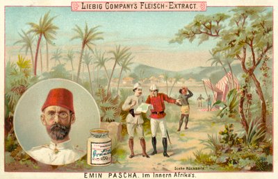 Emin Pasha i Centralafrika (chromolitho) av European School
