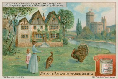 Engelska stugor på Upper Thames av European School