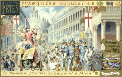 Sista dagen av karneval i Milano av European School
