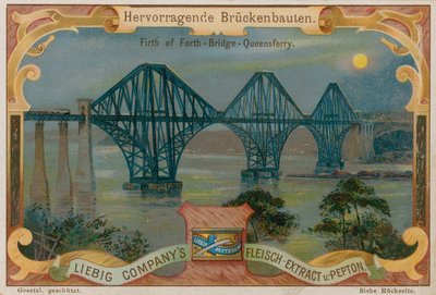 Forth Bridge över Firth of Forth, Skottland av European School