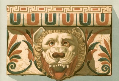 Fragment av terrakotta hittades vid Metapontim 1828 av European School