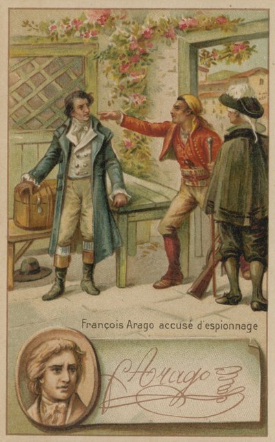 Franske vetenskapsmannen Francois Arago anklagas för spionage av spanjorerna, Mallorca, 1808 av European School