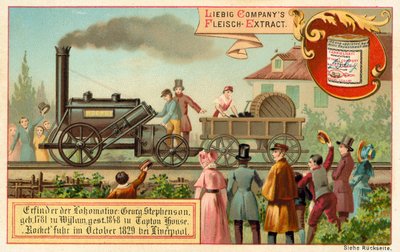 George Stephensons ånglok Rocket, Liverpool av European School