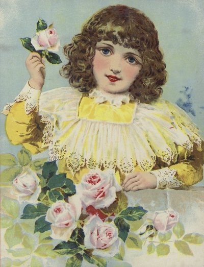 Flicka med rosor av European School