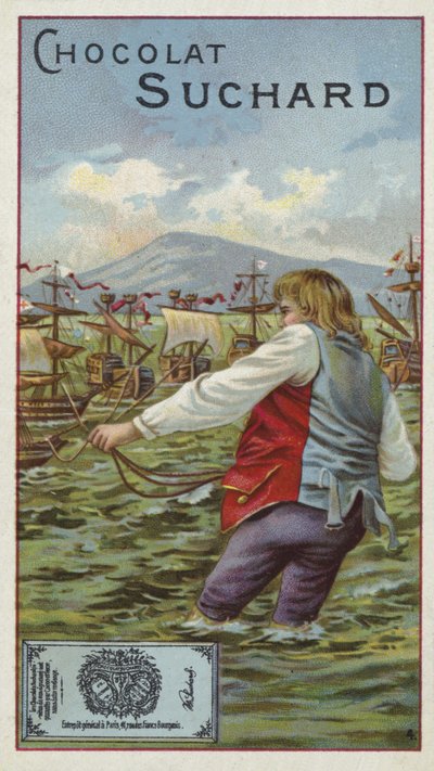 Gulliver stjäl Blefuscus flotta av European School