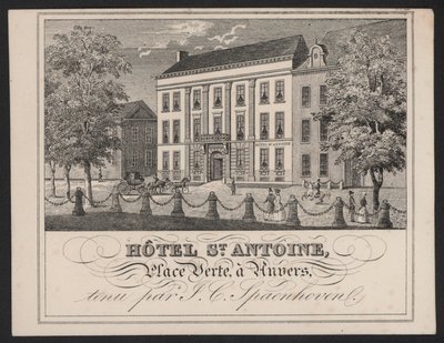 Hotel St Antoine, Antwerpen, Antwerpen, J C Spaenhoven av European School