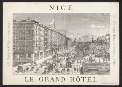 Hotel Trade Card (gravyr) av European School