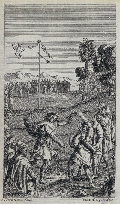 Illustration till John Drydens översättning av Virgils Aeneid (gravyr) av European School