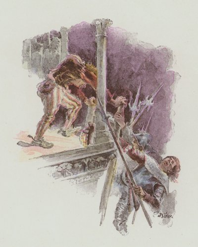 Illustration för Notre-Dame De Paris av Victor Hugo av European School
