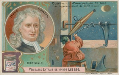 Isaac Newton och en månförmörkelse av European School