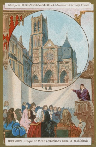 Jacques-Benigne Bossuet, biskop av Meaux, predikar i katedralen av European School