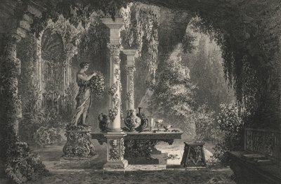 Delectable Garden av Bernard Palissy (gravyr) av European School