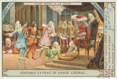 Jean Bart, Liebig-kort, början av 1900-talet (chromo) av European School