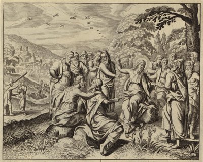 Jesus Kristus undervisar om sabbaten (gravyr) av European School