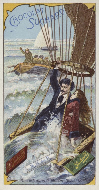 Jules Duruofs ballong kommer ner i Nordsjön, 1874 av European School