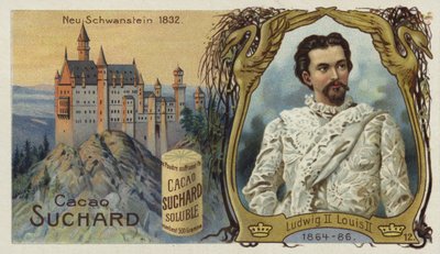 Kung Ludwig II av Bayern och slottet Neuschwanstein av European School
