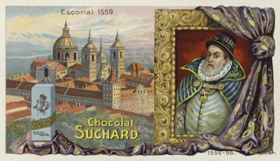 Kung Filip II av Spanien och El Escorial av European School