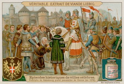 Kung Rudolf I går in i Wien 1276 av European School