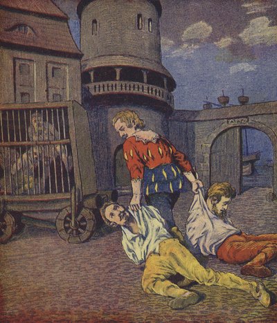 Klaus Störtebeker (färglitografi) av European School