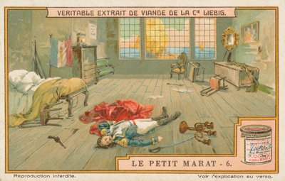 Le Petit Marat, Liebig-kort, början av 1900-talet (chromo) av European School