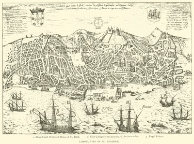 Lissabon, St Ignatius tid (gravyr) av European School