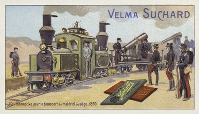 Lokomotiv för att transportera belägringsvapen, 1890 av European School