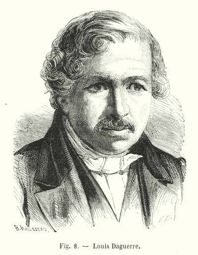 Louis Daguerre (gravyr) av European School