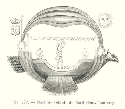 Machine volante de Barthelemy Lourenco (gravyr) av European School