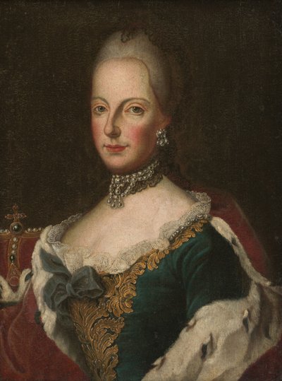 Maria Theresa, ca 1750 (olja på duk) av European School