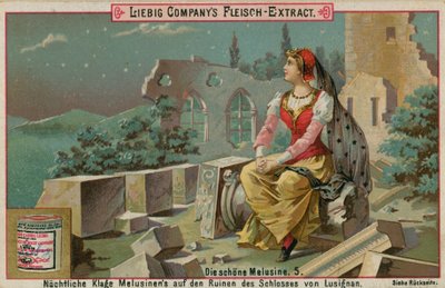 Melusine bland ruinerna av European School