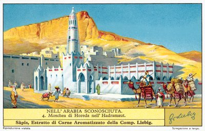 Horedas moské i Hadhramaut (chromolitho) av European School