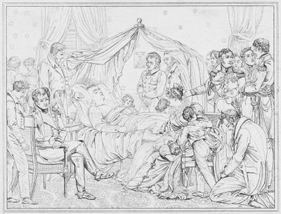 Napoleon: Mort, Death (gravyr) av European School