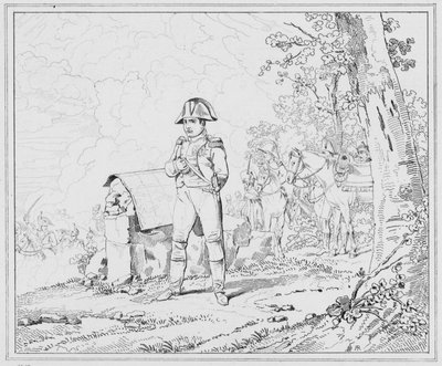 Napoleon: Napoleon a Charleroi, Napoleon i Charleroi (gravyr) av European School