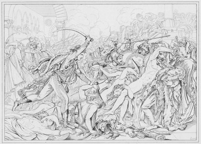 Napoleon: Revolte du Caire, Revolt of Cairo (gravyr) av European School