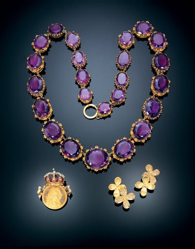 Halsband, c.1870 av European School