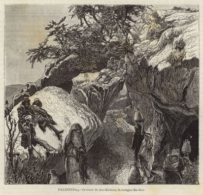 Palestina, Cavern of Ain-Endour, den antika En-Dor av European School