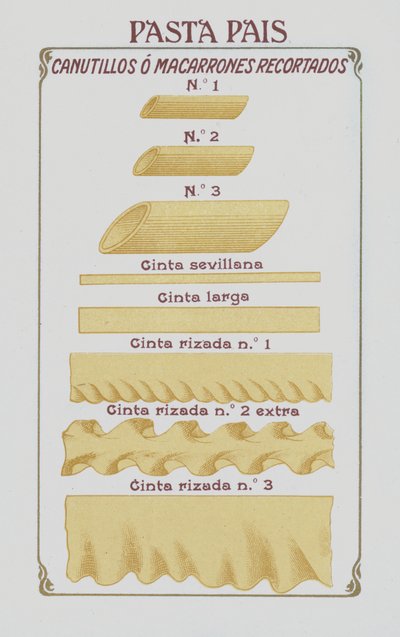 Pasta (färg litho) av European School