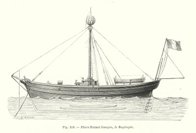 Fransk flytande fyr, Le Ruytingen (gravyr) av European School