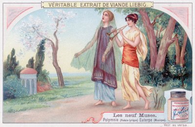 Polyhymnia (lyrisk poesi) och Euterpe (musik) av European School