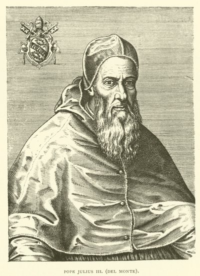 Påve Julius III, Del Monte (gravyr) av European School