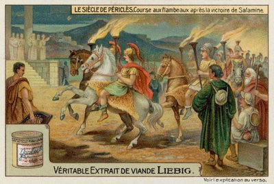 Procession av facklor efter slaget vid Salamis av European School