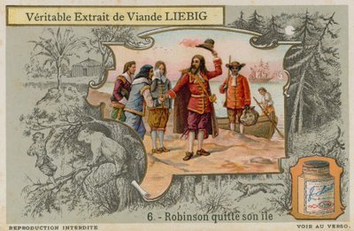 Robinson Crusoe lämnar ön av European School